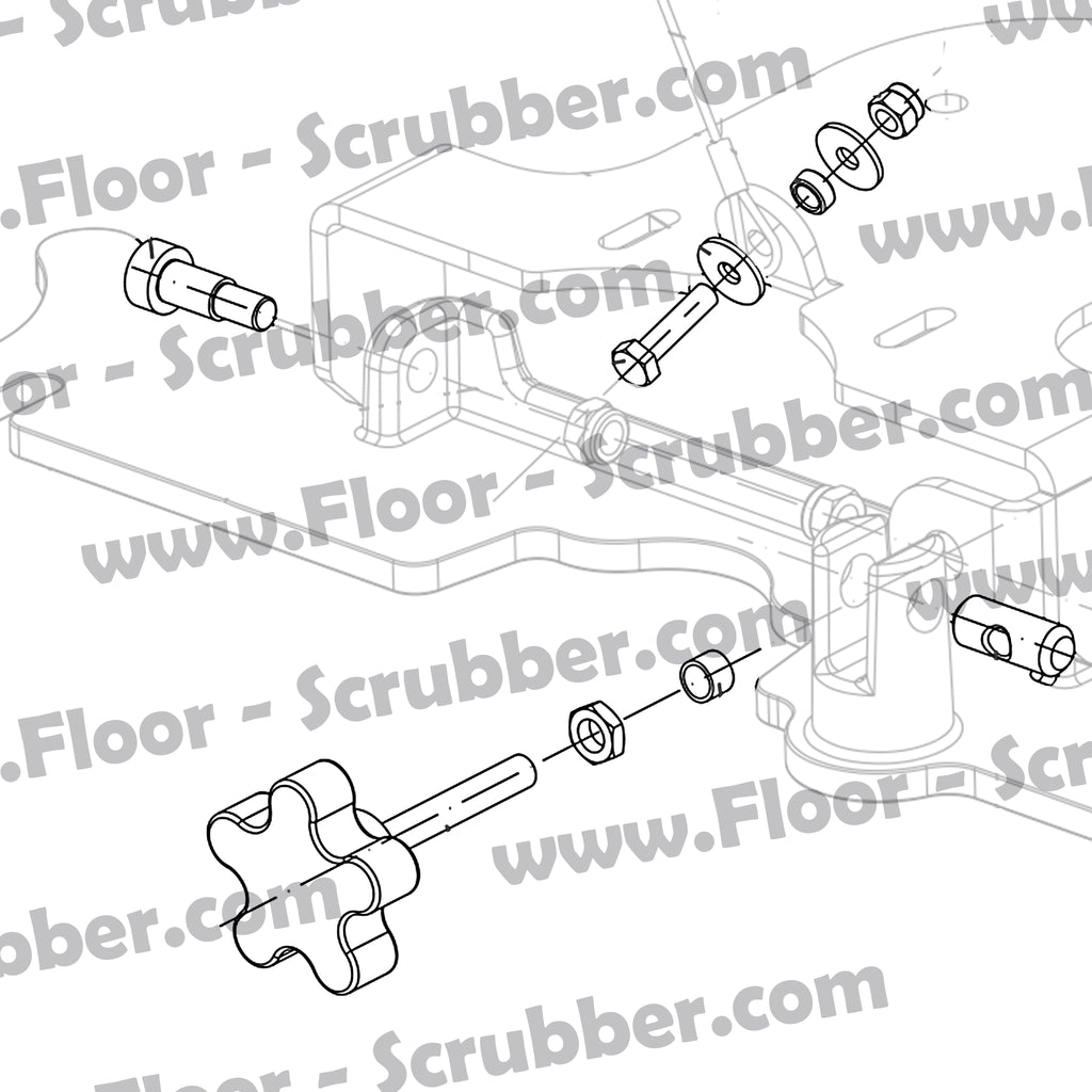 9096885000 SQUEEGEE SUPPORT HARDWARE KIT
