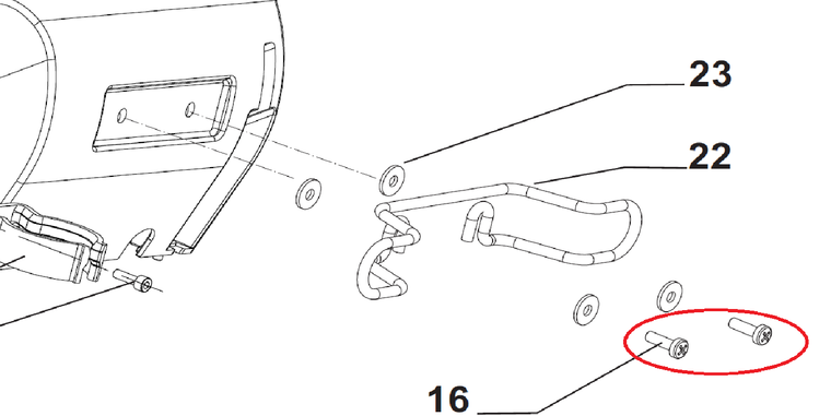 Clarke Advance 146 2090 000 SCREW M5X16 UNI7687 1462090000