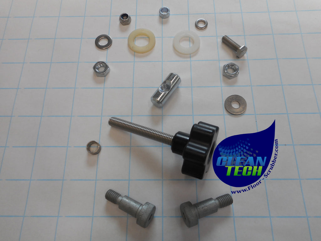 909 6885 000 clarke focus II hardware fixing kit.  knobs bolts nuts washers