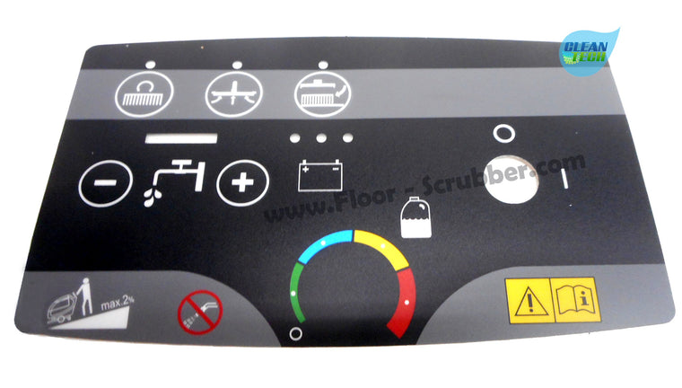 Clarke Control Panel Decal, 9097025000
